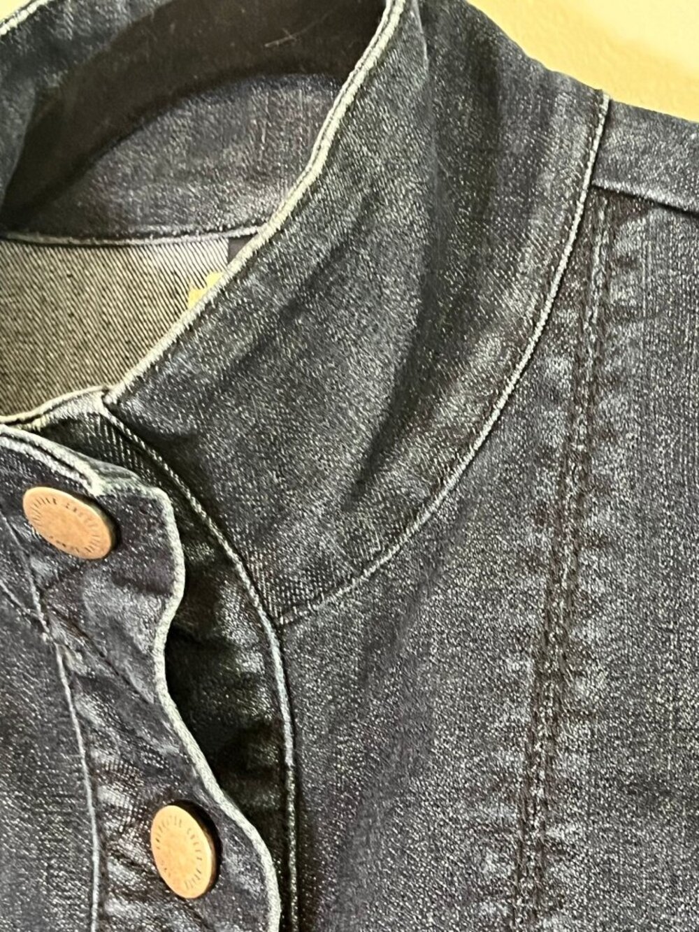 Coldwater Creek Denim Jacket 10 Western Snaps Concert Festival Cowgirl Rodeo 90s - Picture 9 of 11